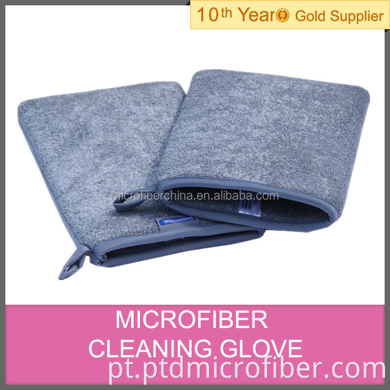 microfiber cleaning mitt